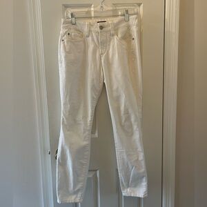 NYDJ Alina Corduroy Winter White Legging Jeans 0P